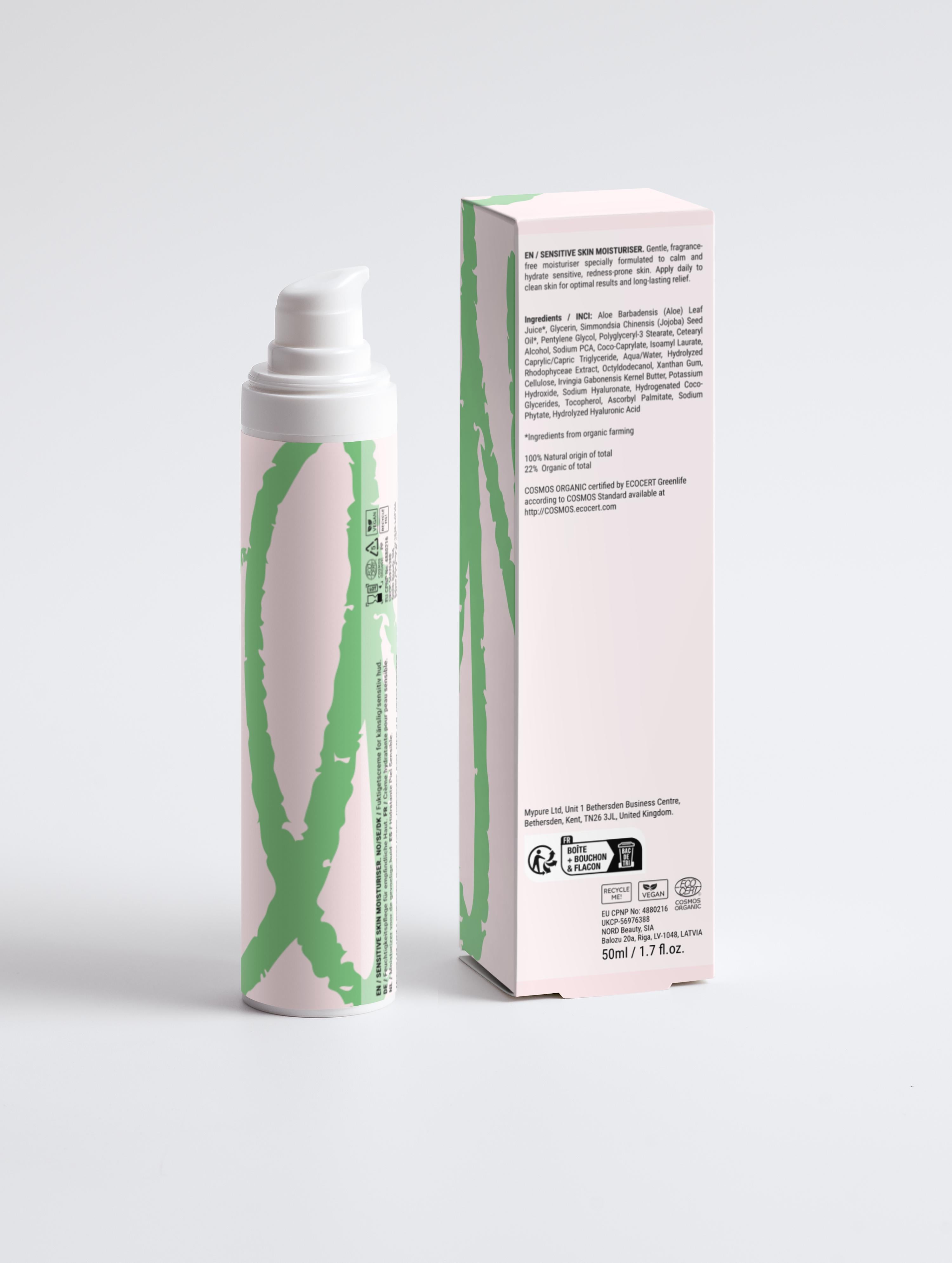 Sensitive Skin Moisturiser, Fragrance Free