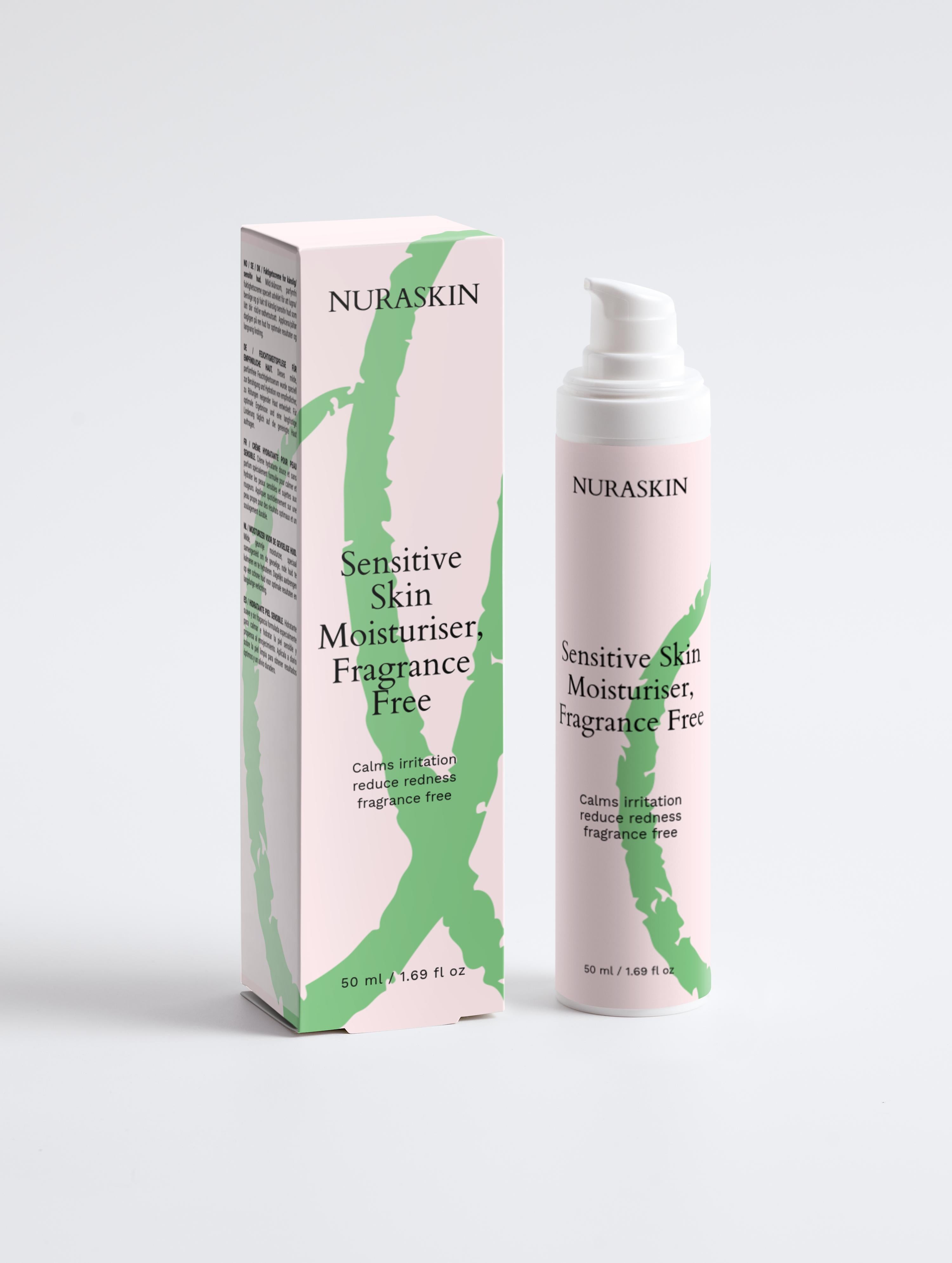 Sensitive Skin Moisturiser, Fragrance Free